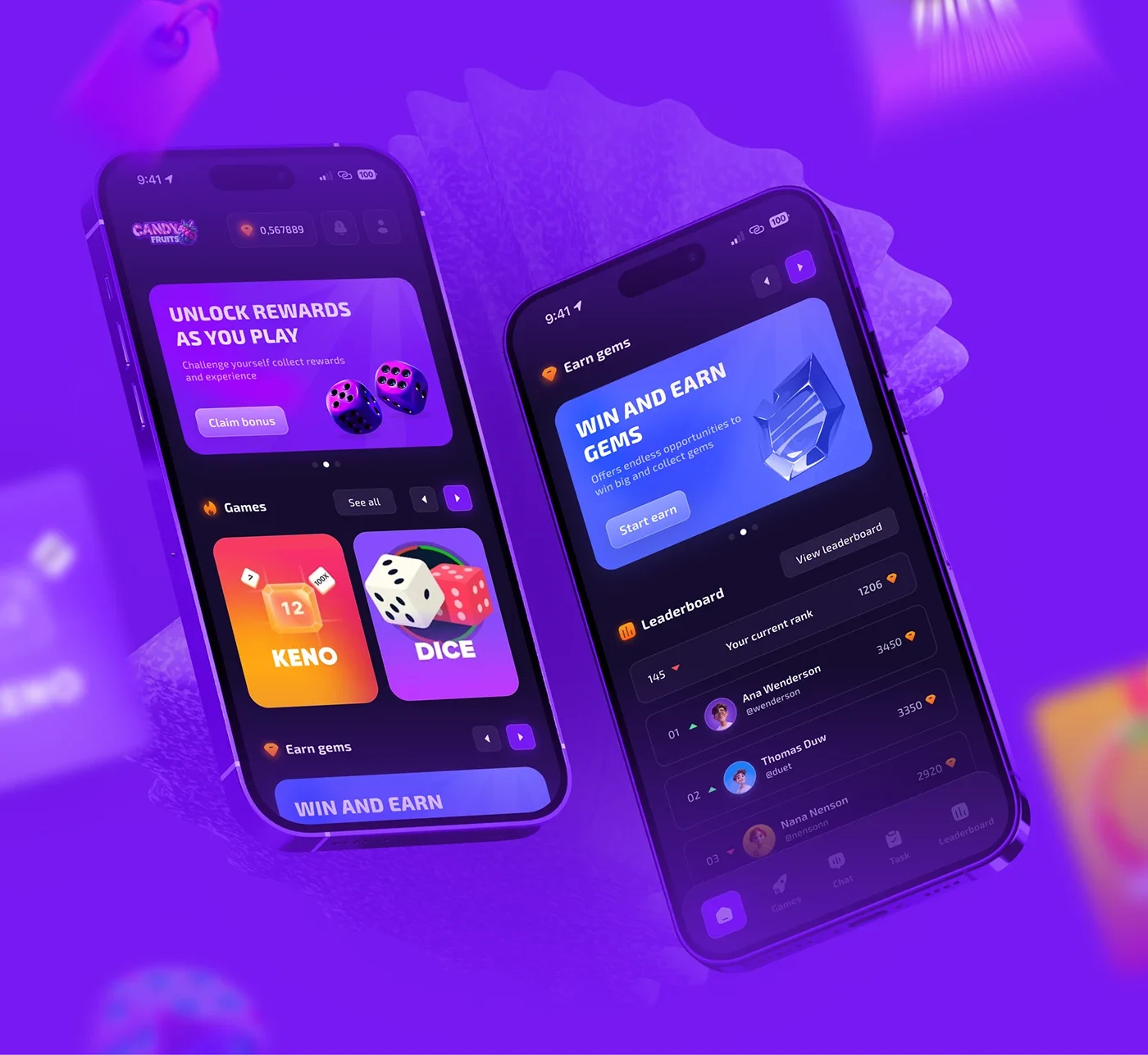 赌博网站手机APP界面预览